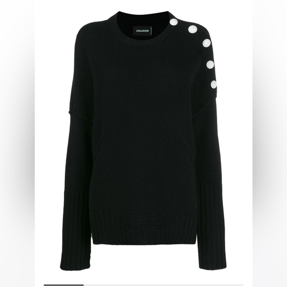 Zadig & Voltaire Malta C cashmere sweater - Picture 2 of 6